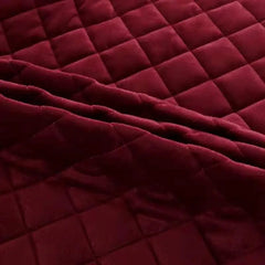 European Luxury Quilted Bed Skirt Winter Warm Thicken Velvet Bedspread King Good Hand Feeling Bed Skirt Not Included Pillowcase - SHOWLU FASHION STORE