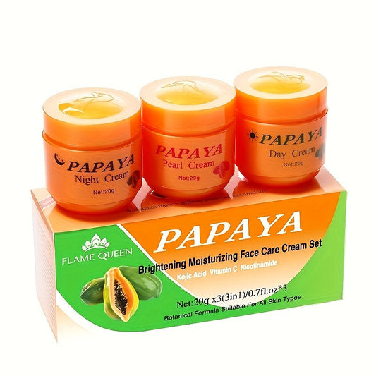 Set of Face Creams for Brightening And Hydration, Including a Day Cream And a Night Cream with Pearl Extract, Ideal for Women'S Everyday Skincare Routine. SHOWLU FASHION STORE