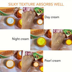 Set of Face Creams for Brightening And Hydration, Including a Day Cream And a Night Cream with Pearl Extract, Ideal for Women'S Everyday Skincare Routine. SHOWLU FASHION STORE
