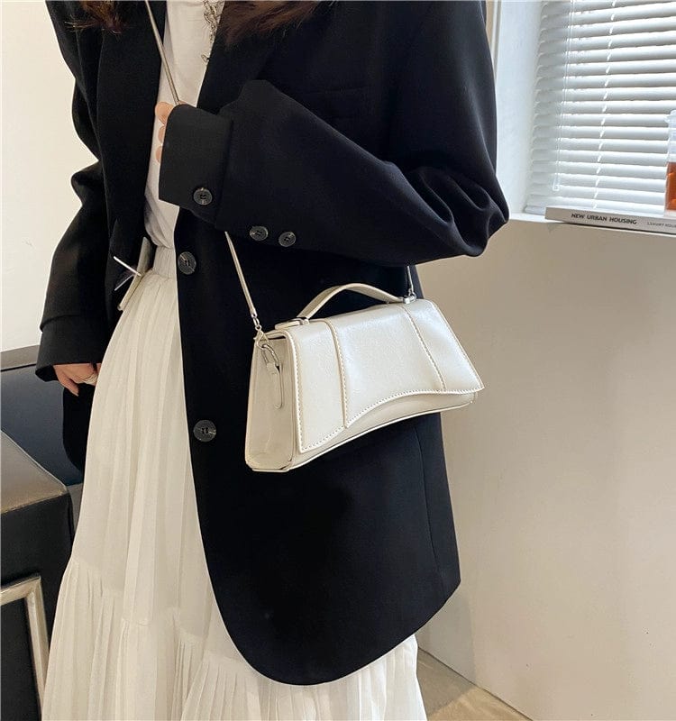 Fancy Bag 2023 New Fashion Crocodile Pattern Shoulder Messenger Bag Hourglass Shiny Tote Western Style Texture - SHOWLU FASHION STORE