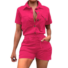Fashion Denim Shorts Outfits Women Elegant O Neck Sleeveless Single - breasted Split Top High - waisted Short Set Lady Street Suit - SHOWLU FASHION STORE