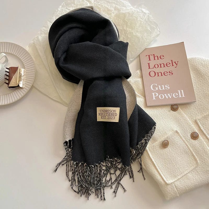 Fashion Solid Cashmere Warm Scarf New Design Pashmina Winter Double Side Diffrent Color Shawl Wraps Bufanda with Tassel Blanket - SHOWLU FASHION STORE