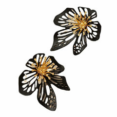 Fashionable Exaggerated Luxury White Flower Earrings for Women Jewelry Accessories Ball Party Dress Dangle Earrings - SHOWLU FASHION STORE