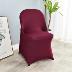 Folding Chair Cover Wedding Spandex Lycra Birthday Party Show Hotel Banquet Decoration - SHOWLU FASHION STORE