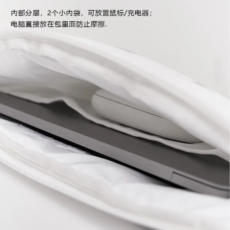 For Ipad Air4 5 Pro 11 12.9 Storage Pouch Sleeve Portable Tablet Liner Bag Macbook Lenovo Dell 13.3/14/15.6 Laptop Case Soft Bag - SHOWLU FASHION STORE