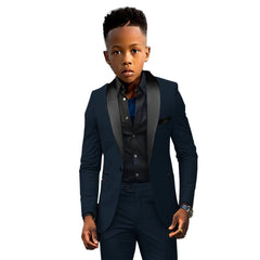 Formal Boys Suit 2 Piece Suit Wedding Kids Custom Tuxedo Clothes 2 - 16 Years Old Party Suit for Boys Blazer - SHOWLU FASHION STORE