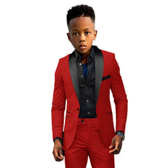 Formal Boys Suit 2 Piece Suit Wedding Kids Custom Tuxedo Clothes 2 - 16 Years Old Party Suit for Boys Blazer - SHOWLU FASHION STORE
