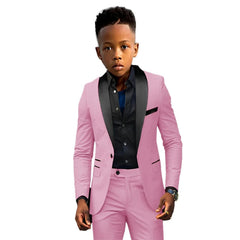 Formal Boys Suit 2 Piece Suit Wedding Kids Custom Tuxedo Clothes 2 - 16 Years Old Party Suit for Boys Blazer - SHOWLU FASHION STORE