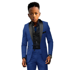 Formal Boys Suit 2 Piece Suit Wedding Kids Custom Tuxedo Clothes 2 - 16 Years Old Party Suit for Boys Blazer - SHOWLU FASHION STORE