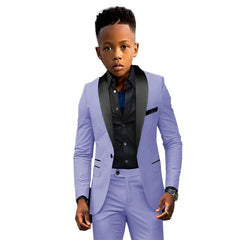 Formal Boys Suit 2 Piece Suit Wedding Kids Custom Tuxedo Clothes 2 - 16 Years Old Party Suit for Boys Blazer - SHOWLU FASHION STORE