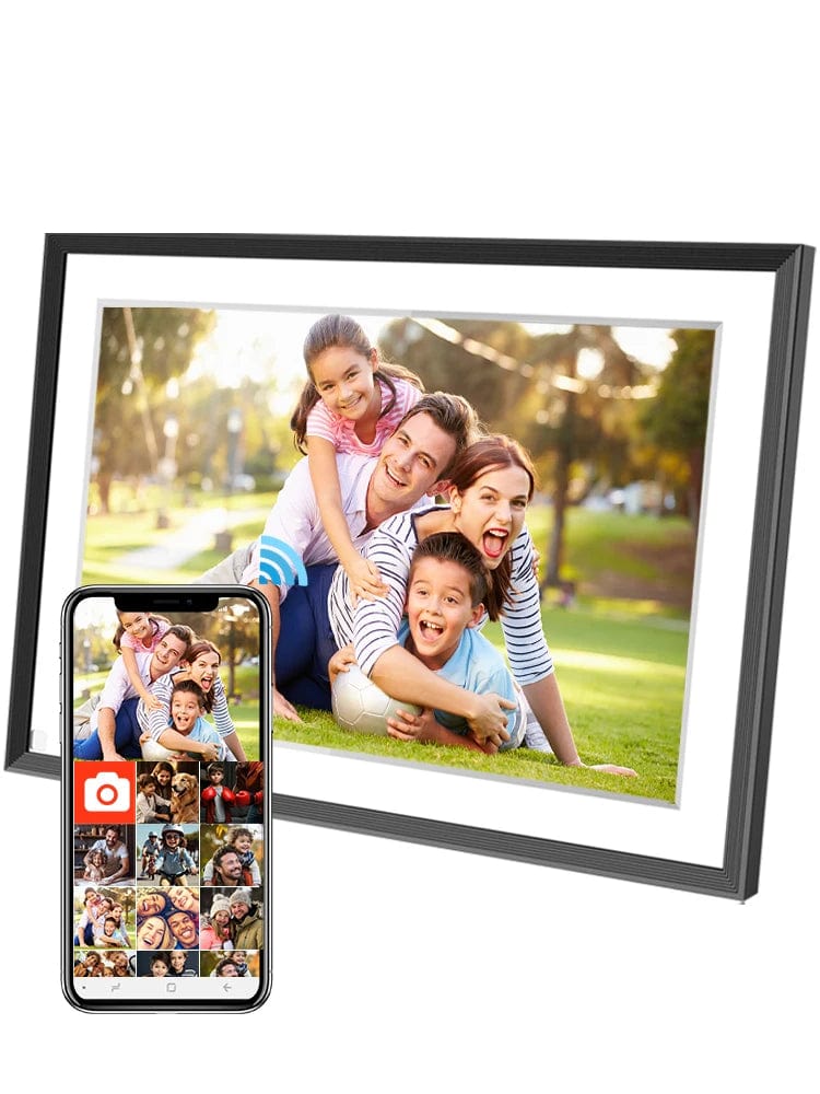 Frameo 10.1 Inch WiFi Digital Picture Frame，1280 * 800IPS HD Cloud Smart Digital Photo Frame,32GB Storage, Wall Mountable, Auto - SHOWLU FASHION STORE