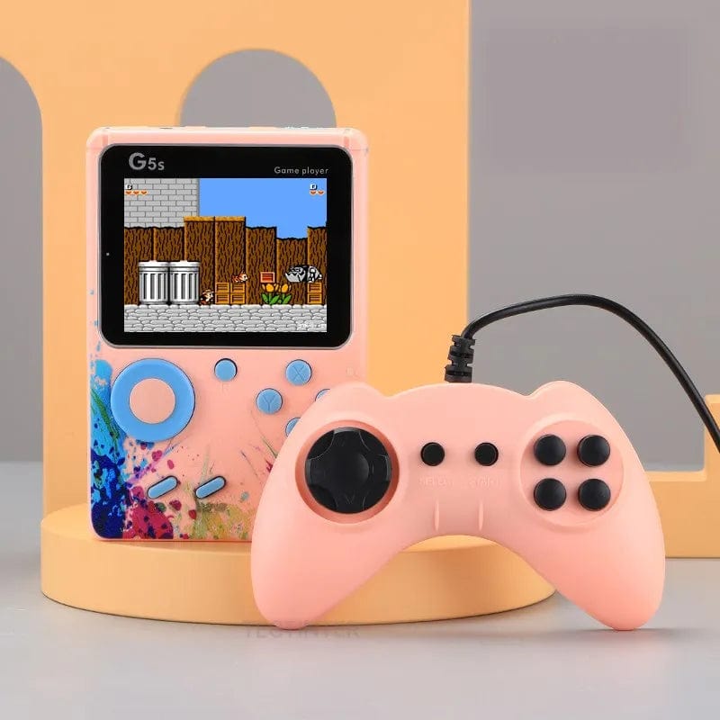 G5S 2.4 Inch Video Game Console Mini Portable Retro TV Handheld Game Player Built - in 500 Games AV Output Support 2 Player - SHOWLU FASHION STORE