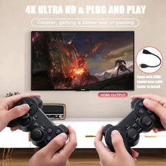 Game Stick GD10 4K HD Output TV Game Stick P3 Rechargeable 2.4G wireless Dual Handle Portable video Game Console For PSP PS1 N64 - SHOWLU FASHION STORE