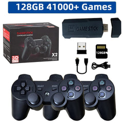 Game Stick GD10 4K HD Output TV Game Stick P3 Rechargeable 2.4G wireless Dual Handle Portable video Game Console For PSP PS1 N64 - SHOWLU FASHION STORE