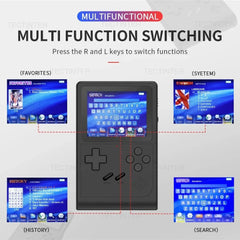 GB300 3.0 Inch Screen Handheld Game Console Player Video Game Console Built - in 6000 Game For SF/SFC/GB/GBA Support AV Output - SHOWLU FASHION STORE