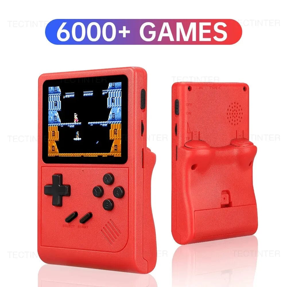 GB300 3.0 Inch Screen Handheld Game Console Player Video Game Console Built - in 6000 Game For SF/SFC/GB/GBA Support AV Output - SHOWLU FASHION STORE