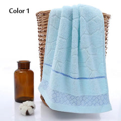 Geometric Towels Set Comfortable 100% Cotton Bath Thick Cotton Shower Bathroom Home Spa Face Towel Towels For Adults Handtuch - SHOWLU FASHION STORE