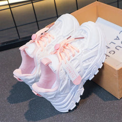 Girls Sneakers 2024 Children Casual Shoes Mesh Platform Designer Tennis Sneaker 6 To 12 Years Kids Sports Shoe for Girl - SHOWLU FASHION STORE