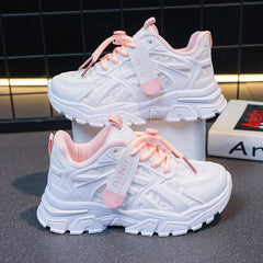 Girls Sneakers 2024 Children Casual Shoes Mesh Platform Designer Tennis Sneaker 6 To 12 Years Kids Sports Shoe for Girl - SHOWLU FASHION STORE