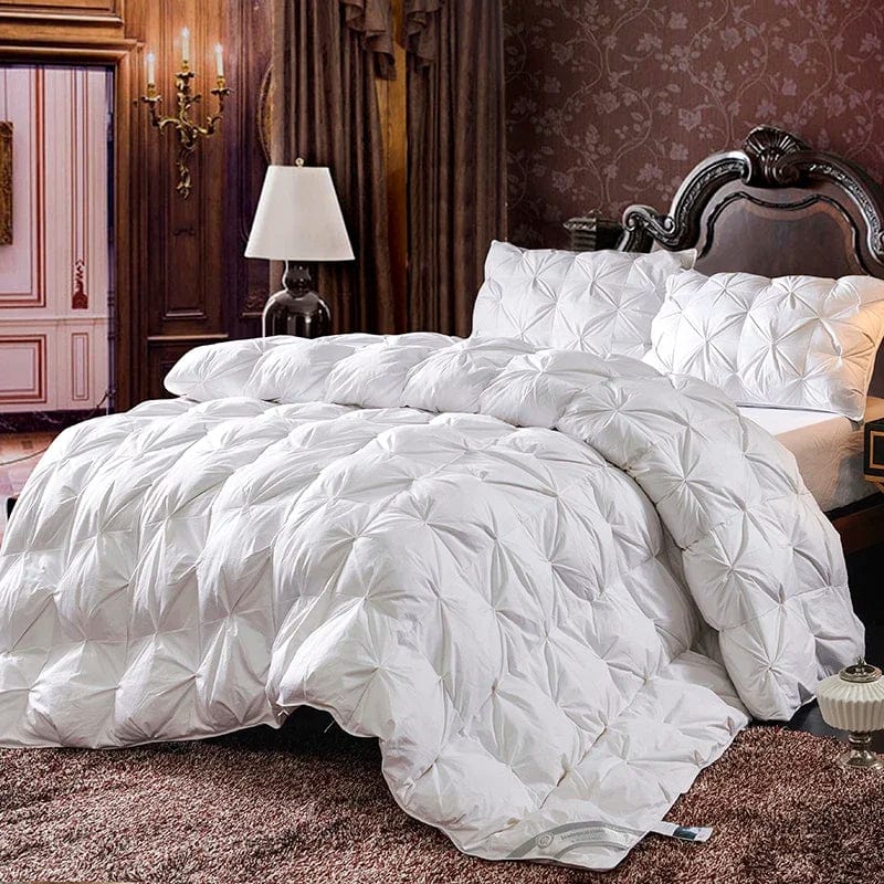 Goose Down Soft Duvet Luxury Blanket King Queen Twin Size Comforter Bedding Filler Bread Shape Super Warm Quilt - SHOWLU FASHION STORE