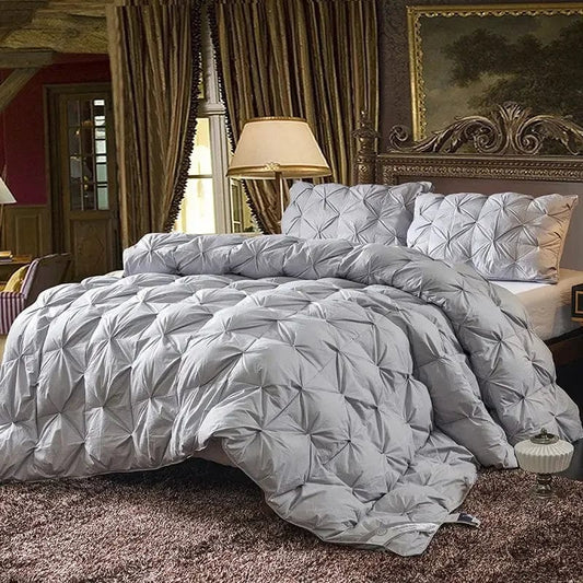 Goose Down Soft Duvet Luxury Blanket King Queen Twin Size Comforter Bedding Filler Bread Shape Super Warm Quilt - SHOWLU FASHION STORE