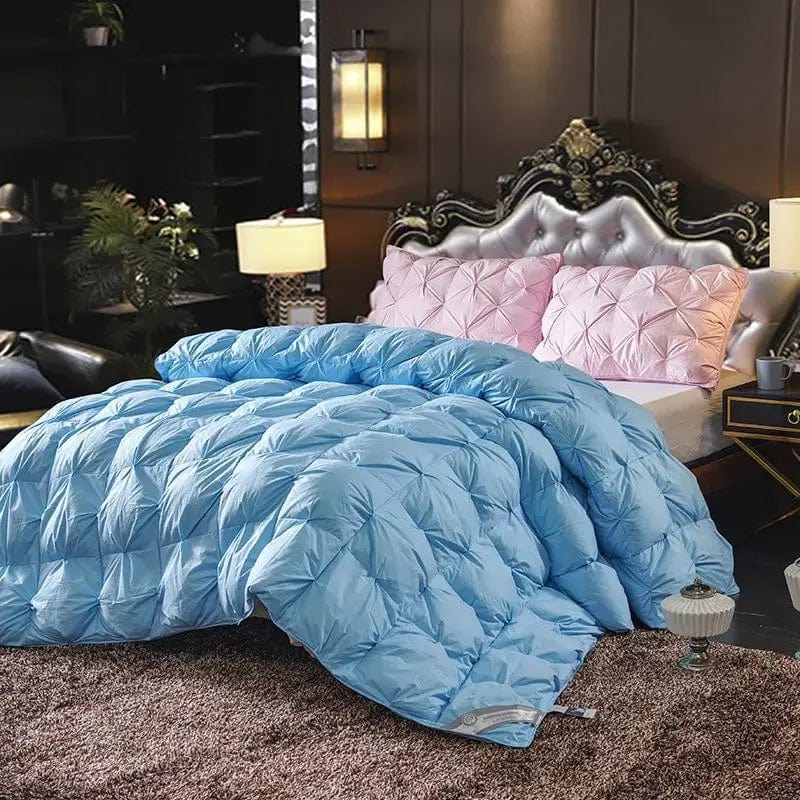 Goose Down Soft Duvet Luxury Blanket King Queen Twin Size Comforter Bedding Filler Bread Shape Super Warm Quilt - SHOWLU FASHION STORE