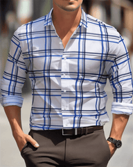 Gradient Men's Clothing Soft and Comfortable Men's Shirt Summer Hawaiian Shirt High Quality Men's Clothing Fashion Button Design - SHOWLU FASHION STORE