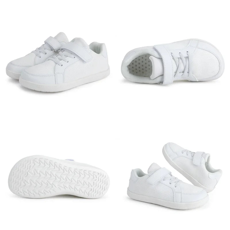 GudaFoot Little/Big Kid Wide Width Barefoot Shoes | Boys/Girls Minimalist Elastic Opening Sneakers | Flexible - Zero Drop Sole - SHOWLU FASHION STORE