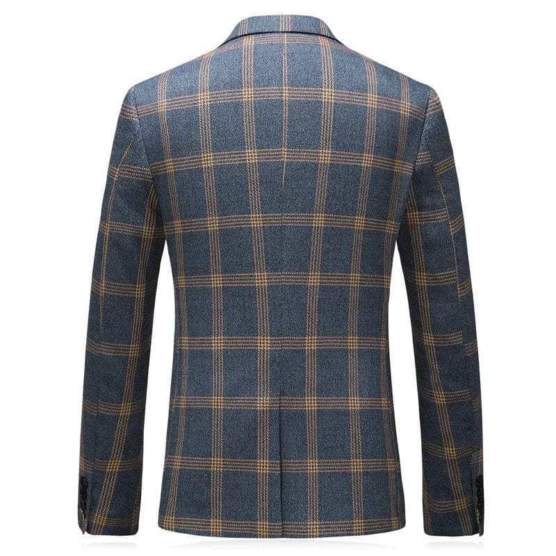 High - end Men's (suit + Vest + Trousers) Wedding Suit Fashion All - in - one Business Casual Suit Three - piece Groom's Wedding Dress - SHOWLU FASHION STORE
