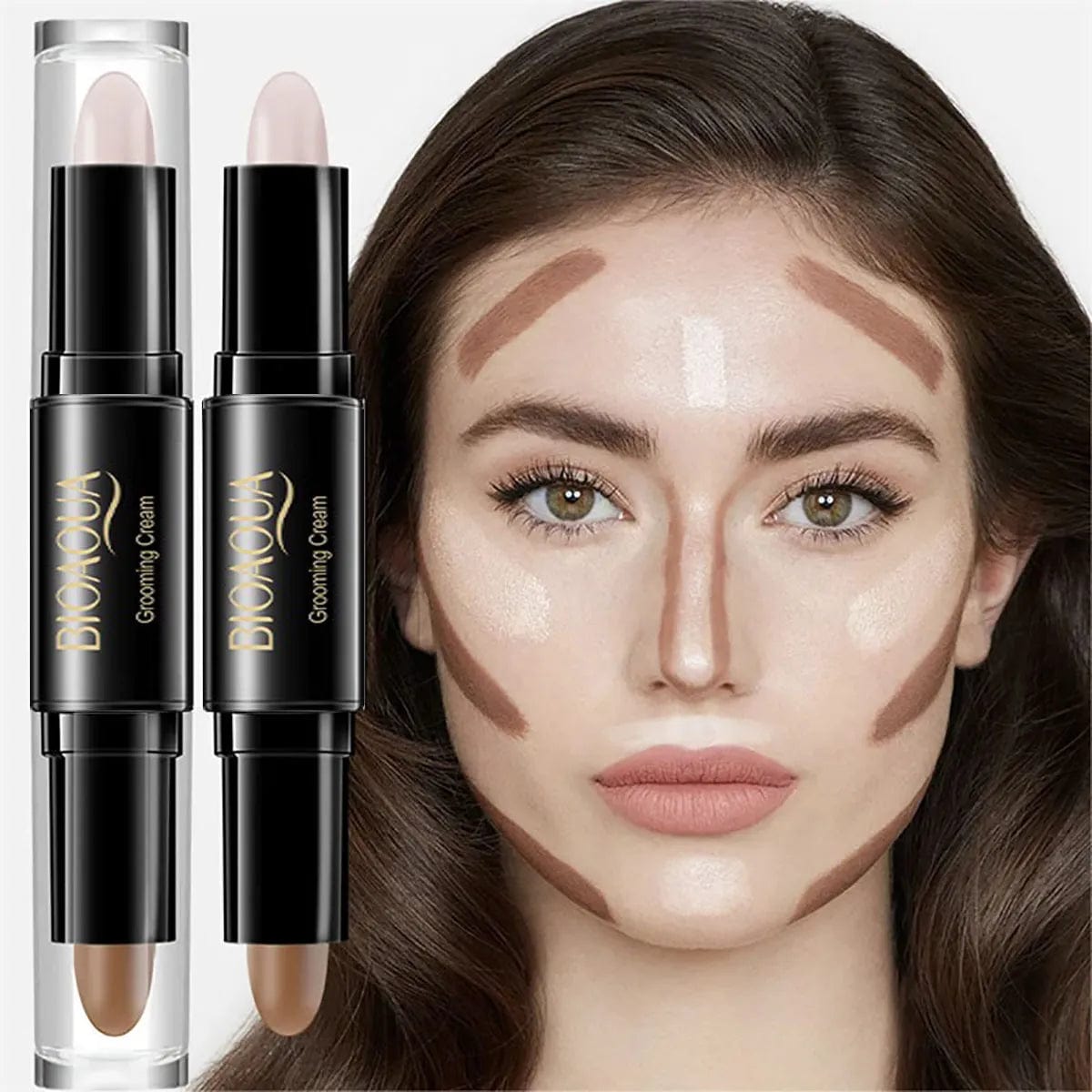 High Quality Professional Makeup Base Foundation Cream for Face Concealer Contouring for Face Bronzer Beauty Women's Cosmetics - SHOWLU FASHION STORE