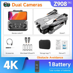HOT Z908 Pro / MAX Mini Drone 4k Professional Camera 2.4G WIFI Obstacle Avoidance Helicopter Remote Control Quadcopter RC Toys - SHOWLU FASHION STORE