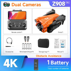 HOT Z908 Pro / MAX Mini Drone 4k Professional Camera 2.4G WIFI Obstacle Avoidance Helicopter Remote Control Quadcopter RC Toys - SHOWLU FASHION STORE