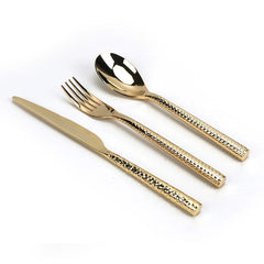 Hotel Table Setting Household Bone China Set Black Golden Edge Luxury Model Room Tableware Flat Plate Western Food/Steak Dinner Plate Dish - SHOWLU FASHION STORE