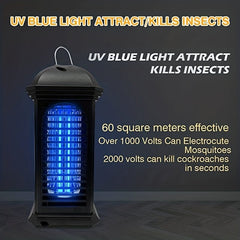 Insect Killer, Outdoor Mosquito Killer, Outdoor Electric Insect Killer, Insect Repellent, Fly Repellent, Mosquito Killer, Suitable For Courtyard Use - SHOWLU FASHION STORE