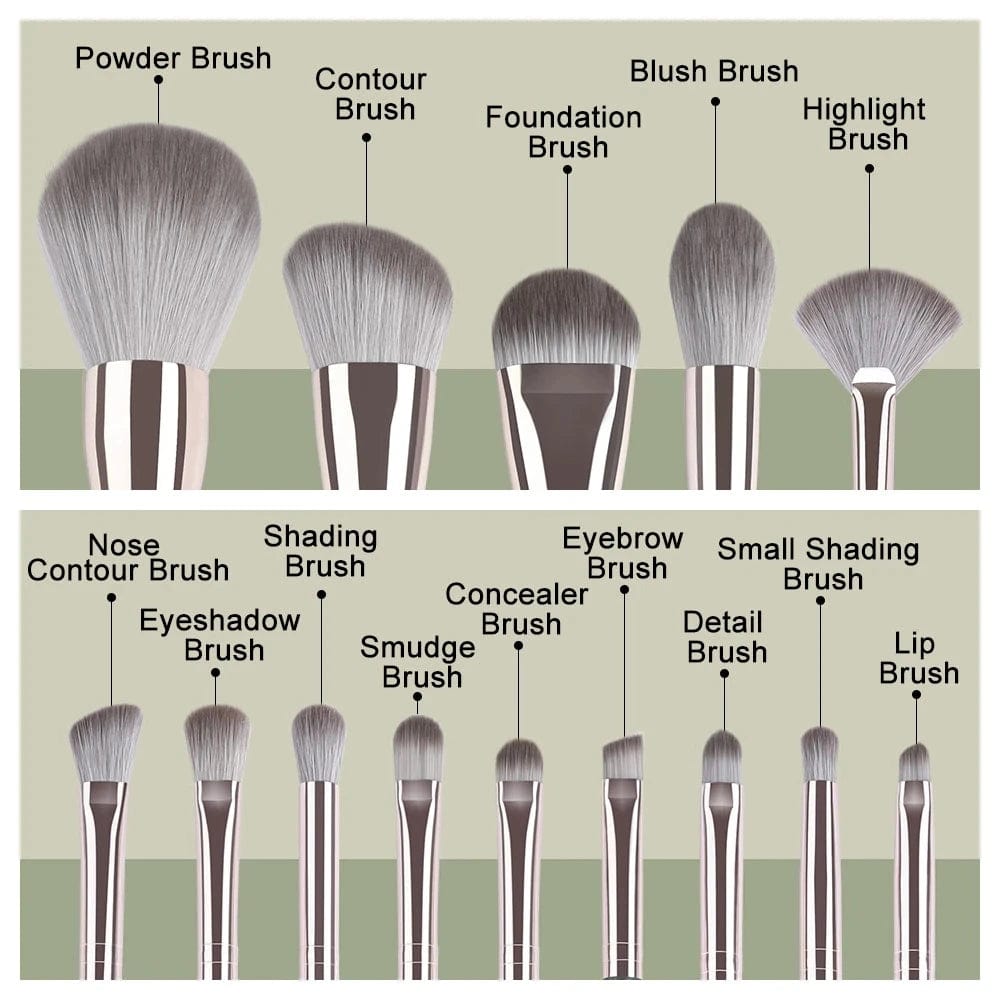 JTFIL Makeup Brushes Soft Fluffy Makeup Tools Cosmetic Powder Eye Shadow Foundation Blush Blending Beauty Make Up Brush Beauty - SHOWLU FASHION STORE