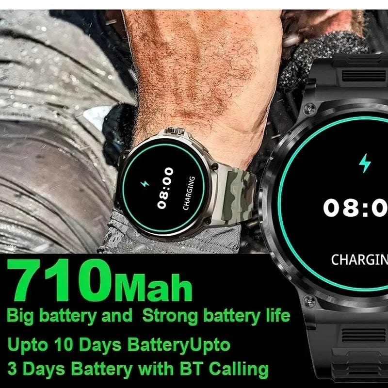 KAVSUMI 1.85 Inch HD Bluetooth Call Smart Watch Men Sports Fitness Tracker Watch Heart Monitor 710mAh Smartwatch For Android IOS - SHOWLU FASHION STORE