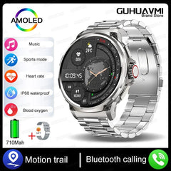 KAVSUMI 1.85 Inch HD Bluetooth Call Smart Watch Men Sports Fitness Tracker Watch Heart Monitor 710mAh Smartwatch For Android IOS - SHOWLU FASHION STORE