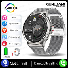 KAVSUMI 1.85 Inch HD Bluetooth Call Smart Watch Men Sports Fitness Tracker Watch Heart Monitor 710mAh Smartwatch For Android IOS - SHOWLU FASHION STORE