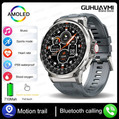 KAVSUMI 1.85 Inch HD Bluetooth Call Smart Watch Men Sports Fitness Tracker Watch Heart Monitor 710mAh Smartwatch For Android IOS - SHOWLU FASHION STORE