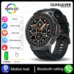 KAVSUMI 1.85 Inch HD Bluetooth Call Smart Watch Men Sports Fitness Tracker Watch Heart Monitor 710mAh Smartwatch For Android IOS - SHOWLU FASHION STORE