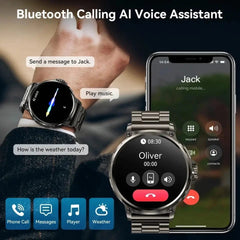 KAVSUMI 1.85 Inch HD Bluetooth Call Smart Watch Men Sports Fitness Tracker Watch Heart Monitor 710mAh Smartwatch For Android IOS - SHOWLU FASHION STORE
