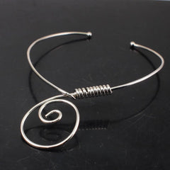 KDLUN Big Alloy Torques Necklaces For Women Statement Metal Choker Necklace Fashion Jewelry 2023 New Chunky Chocker Collar Punk - SHOWLU FASHION STORE