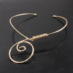 KDLUN Big Alloy Torques Necklaces For Women Statement Metal Choker Necklace Fashion Jewelry 2023 New Chunky Chocker Collar Punk - SHOWLU FASHION STORE