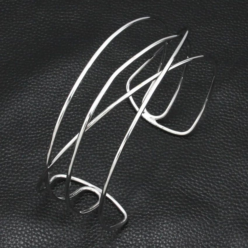 KDLUN Big Alloy Torques Necklaces For Women Statement Metal Choker Necklace Fashion Jewelry 2023 New Chunky Chocker Collar Punk - SHOWLU FASHION STORE