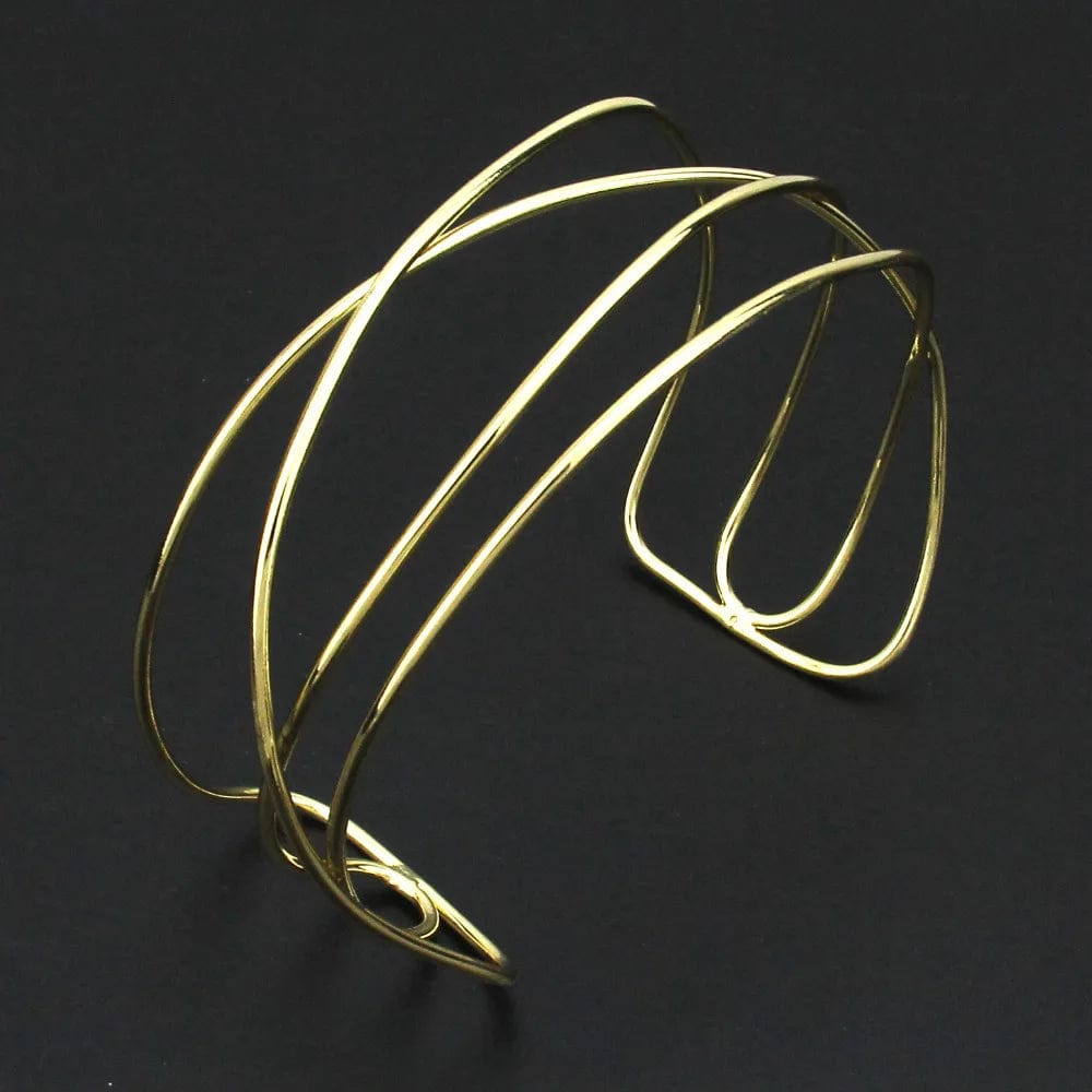 KDLUN Big Alloy Torques Necklaces For Women Statement Metal Choker Necklace Fashion Jewelry 2023 New Chunky Chocker Collar Punk - SHOWLU FASHION STORE