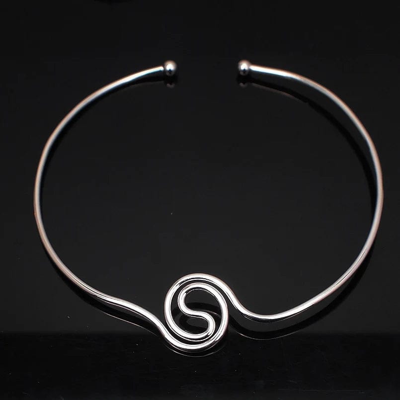 KDLUN Big Alloy Torques Necklaces For Women Statement Metal Choker Necklace Fashion Jewelry 2023 New Chunky Chocker Collar Punk - SHOWLU FASHION STORE