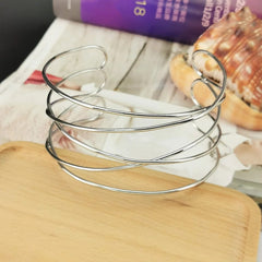 KDLUN Big Alloy Torques Necklaces For Women Statement Metal Choker Necklace Fashion Jewelry 2023 New Chunky Chocker Collar Punk - SHOWLU FASHION STORE