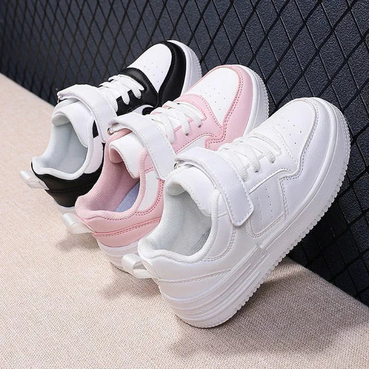 Kids Running Shoes Casual Children White Sneakers Fashion Girls Sport Shoe Chaussure Enfant Breathable Boys Shoes Tenis Infantil - SHOWLU FASHION STORE