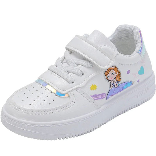Kids Sneakers Four Seasons Girls Fashion Sports Running Shoes Non - slip Children's Flat Shoes Casual Breathable Outdoor Sneaker - SHOWLU FASHION STORE
