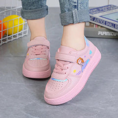 Kids Sneakers Four Seasons Girls Fashion Sports Running Shoes Non - slip Children's Flat Shoes Casual Breathable Outdoor Sneaker - SHOWLU FASHION STORE
